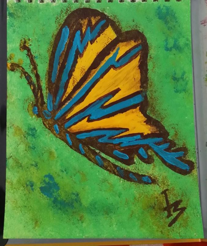 butterfly_lifeisshort_PaintingbyMonicaIngudam